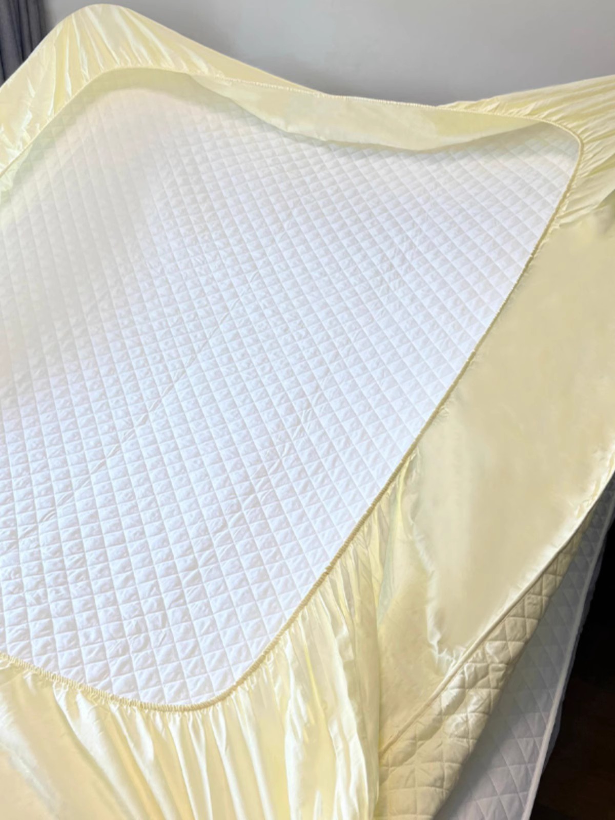 纯棉斜纹加厚夹棉床笠