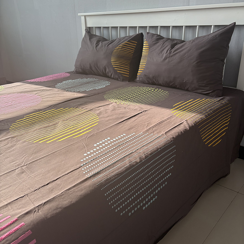 外贸出口美国尾单双人全棉大尺寸100%纯棉刺绣被套床单枕套抱枕套