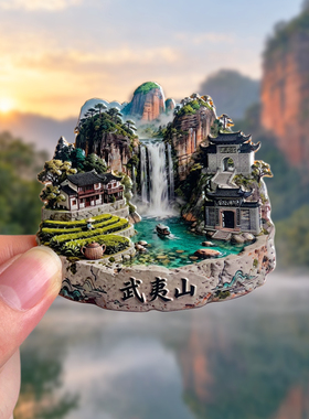 福建南平武夷山旅游风景冰箱贴