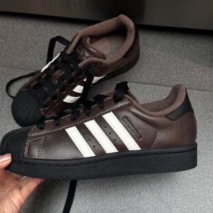 adidas/阿迪达斯 Originals Superstar 轻便 休闲 金标贝壳头板鞋