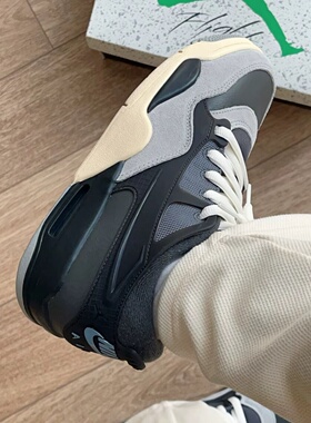 Air Jordan/乔丹 4 RM 运动休闲鞋 缓震支撑 透气训练 气垫篮球鞋