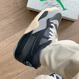 Air Jordan/乔丹 4 RM 运动休闲鞋 缓震支撑 透气训练 气垫篮球鞋