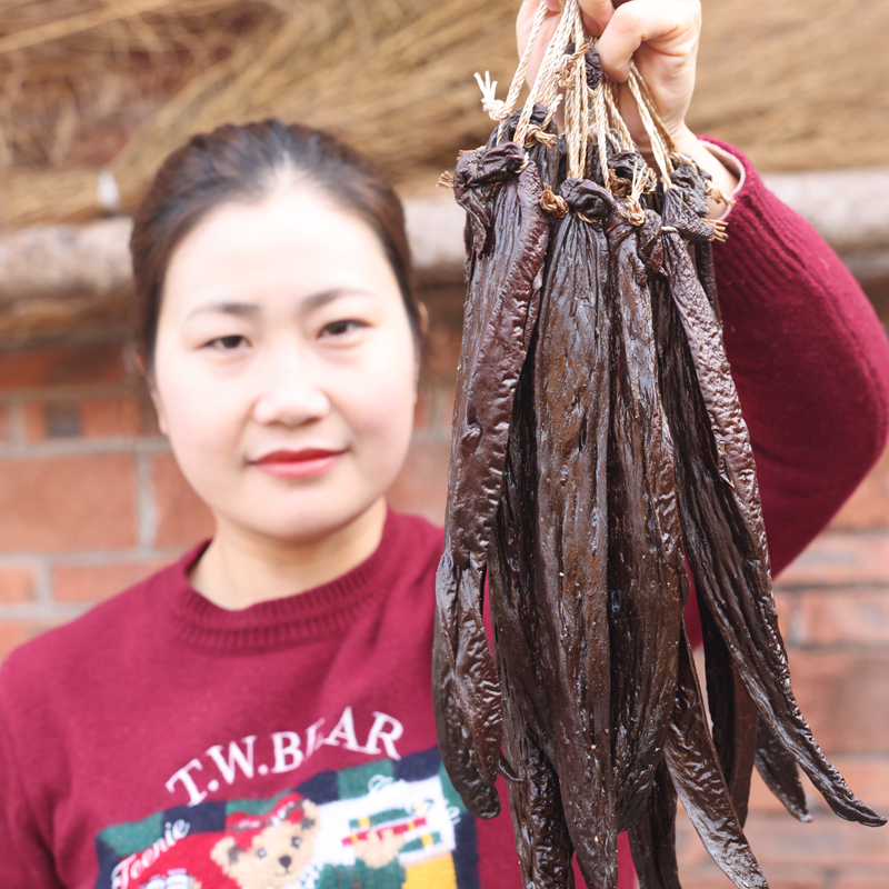 包邮四川特产正宗柴火烟熏腊猪肝农家纯手工自制土猪腊肉真空包装