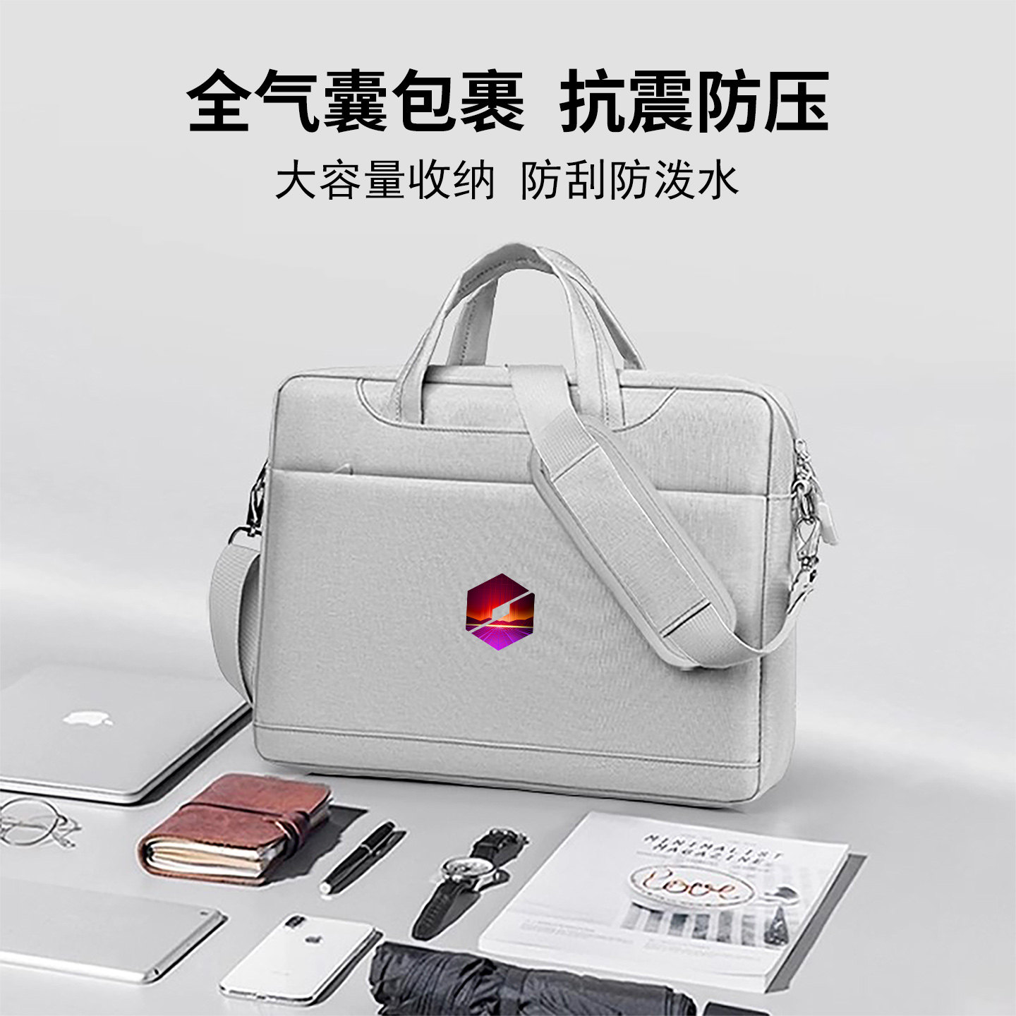 适用机械革命极光X防水电脑包16英寸蛟龙16K游戏本Pro单肩包极光Z翼龙15斜跨包旷世17.3寸钛钽PLUS男女通用包