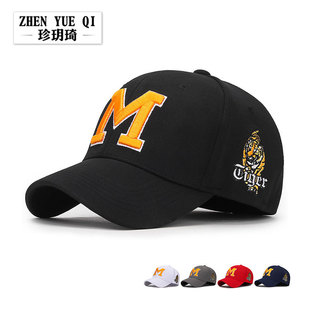 春夏季全封闭遮阳帽弹力不可调节后封口男士休闲棒球帽欧美风格帽