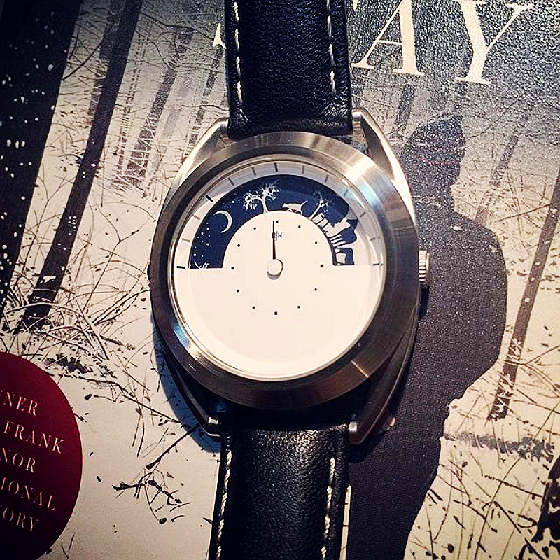 jones sun moon太阳日月亮创意图案限量皮带中性男女手表