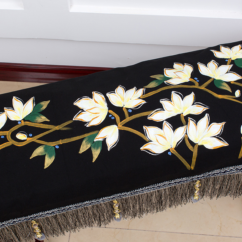 原创手绘金丝绒面料古筝防尘罩纯棉古筝罩古色古香家居装饰乐器罩 原创手绘金丝绒面料古筝防尘罩纯棉古筝罩古色古香家居装饰乐器罩