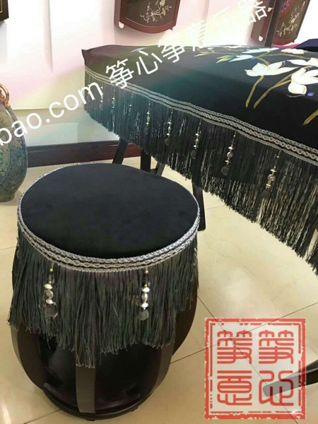 仿古圆凳子套罩圆形海绵凳子垫