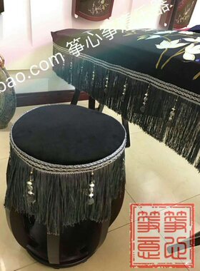 仿古圆凳子套罩圆形海绵凳子垫
