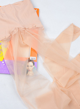 SK8873极光袜无痕隐形无缝裆珠光炫闪亮脚尖透明开档闪光光泽裤袜