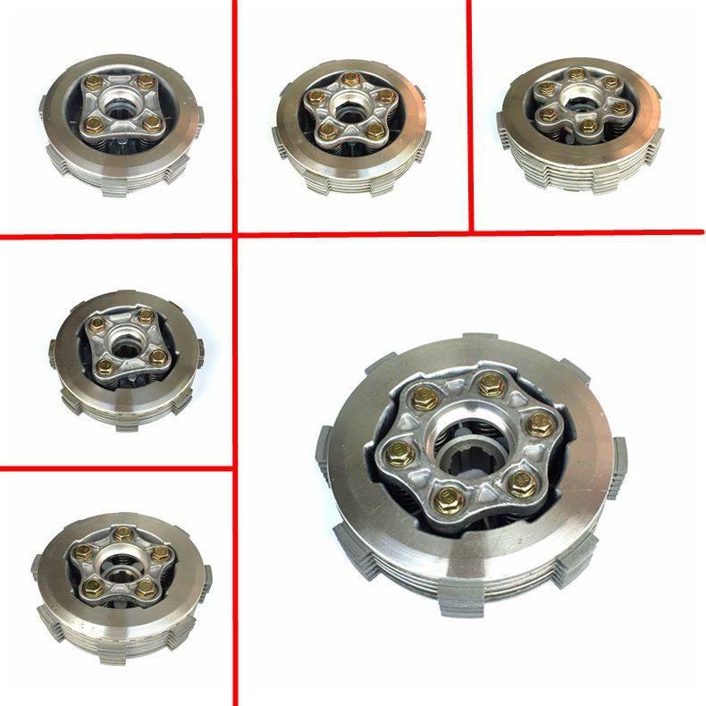 摩托车离合器CG125 CG150 CG175 CG200纸基摩擦片离合器小古总成