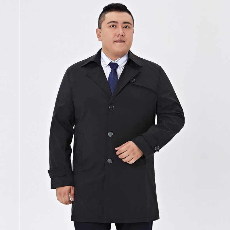 2021 FALL MALE BRITISH CASUAL JACKET YOUNG HANDSOME DESIGNER MID-LENGTH OVER-THE-KNEE LOOSE TRENCH TRENCH COAT MEN