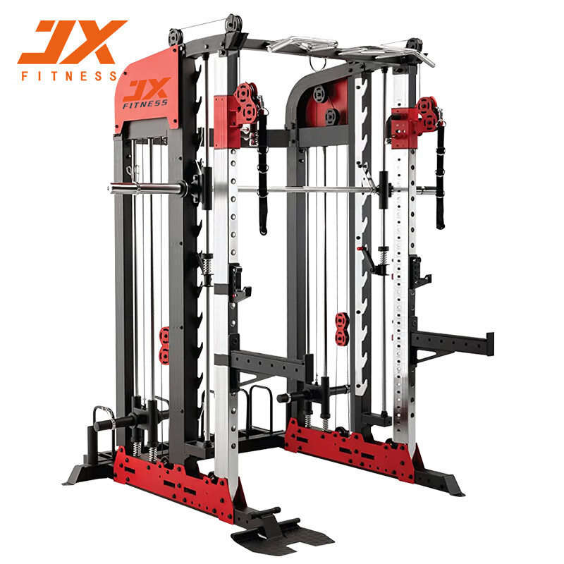 军霞JX-SM3500龙门架多功能一体史密斯机深蹲卧推套装综合训练器