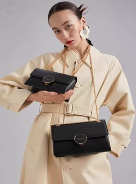 欧米omi包包女真皮百搭手提单肩包链条简约高级感牛皮斜挎包勤俭