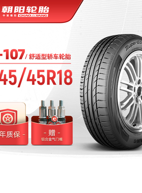 朝阳轮胎 245/45R18乘用车舒适型汽车轿车胎A107静音坚固舒适抓地