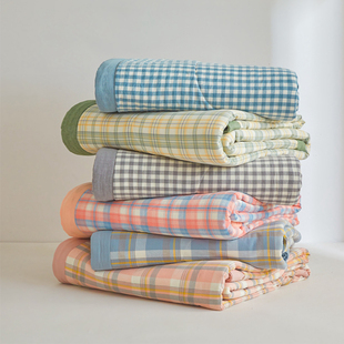 棉花夏凉被幼儿园午睡学生宿舍非全棉纯棉夏被儿童空调薄被子被芯