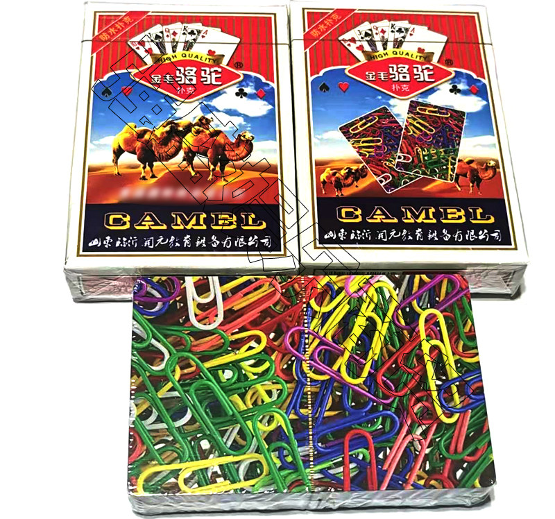 金毛骆驼1286回形针扑克牌 魔术 金毛骆驼1286回形针扑克牌