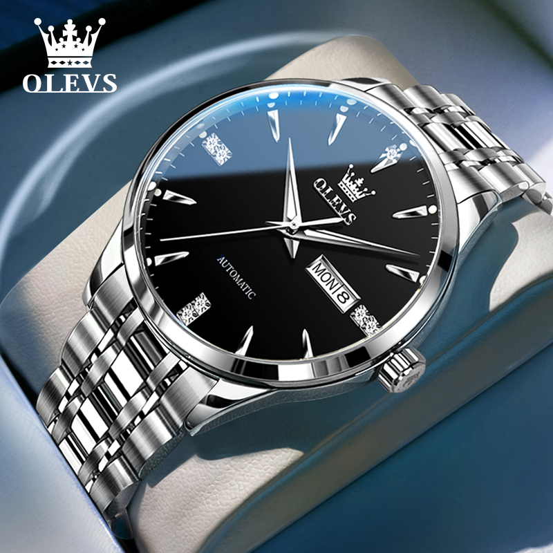 欧利时正品男士全自动机械腕表