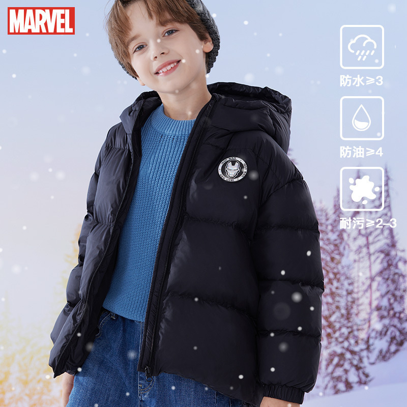 钢铁加厚羽绒服外套洋气童装