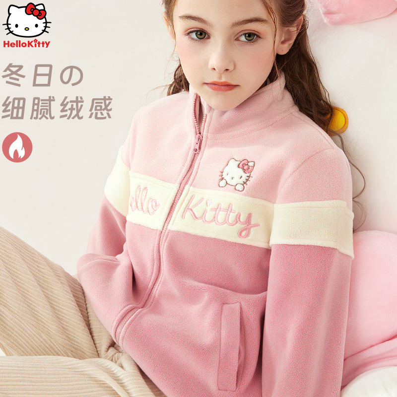 女童加绒外套上衣童装