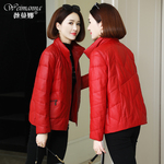 海宁皮衣短款真皮羽绒服女2025新款冬装宽松绵羊皮皮草大衣外套