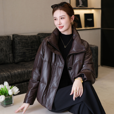 高端海宁真皮皮衣女2025新款