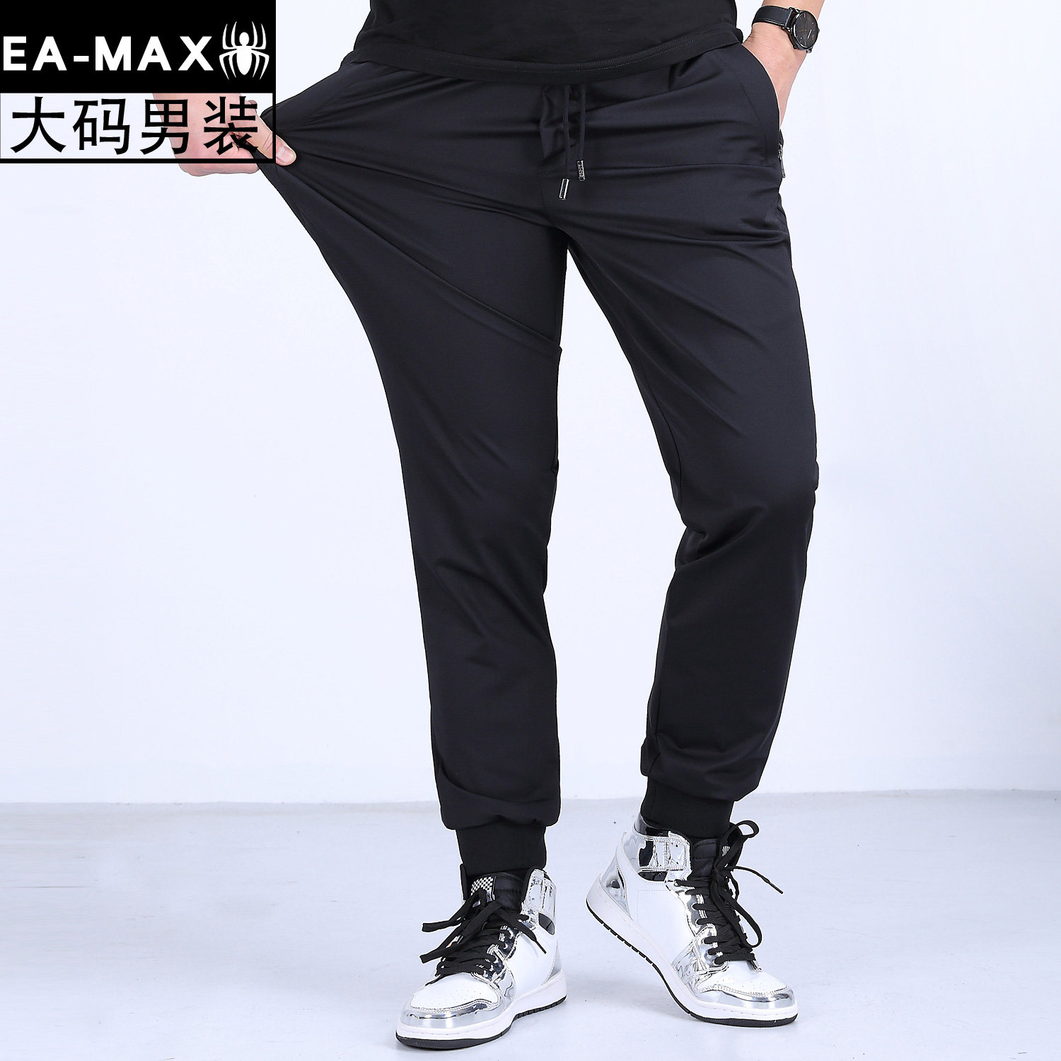 EAMAX Men's large size Sports pants Elastic force The fat Add fertilizer enlarge man Casual pants trousers K912in the Men's clothing, Casual pants  category - from Buy2taobao.com to provide professional Taobao agent buy service