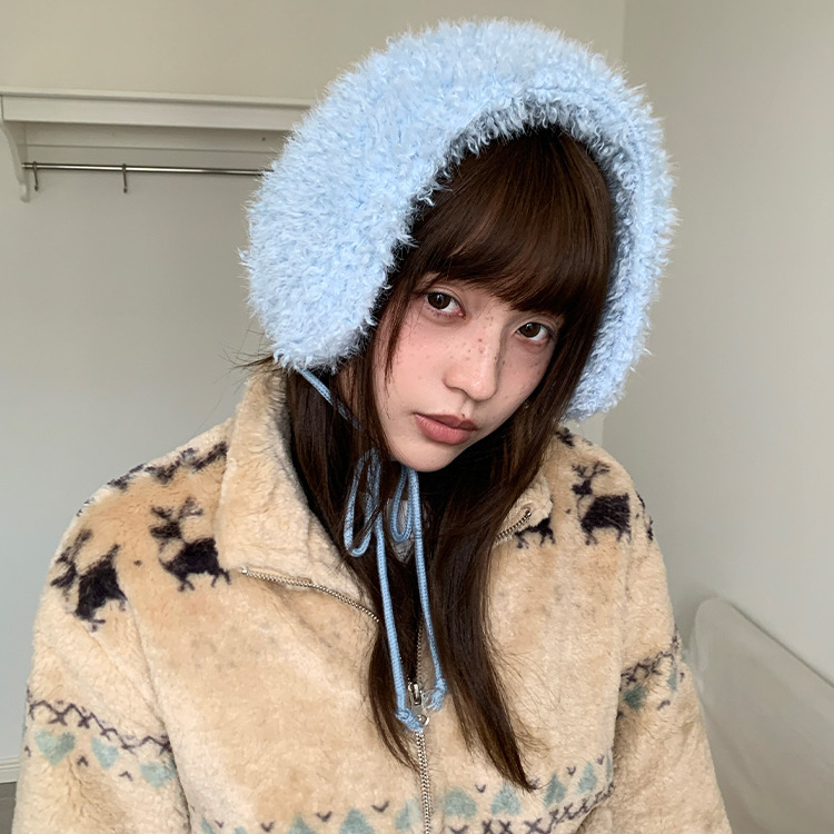 【秋冬通勤bi备】韩系毛绒耳罩