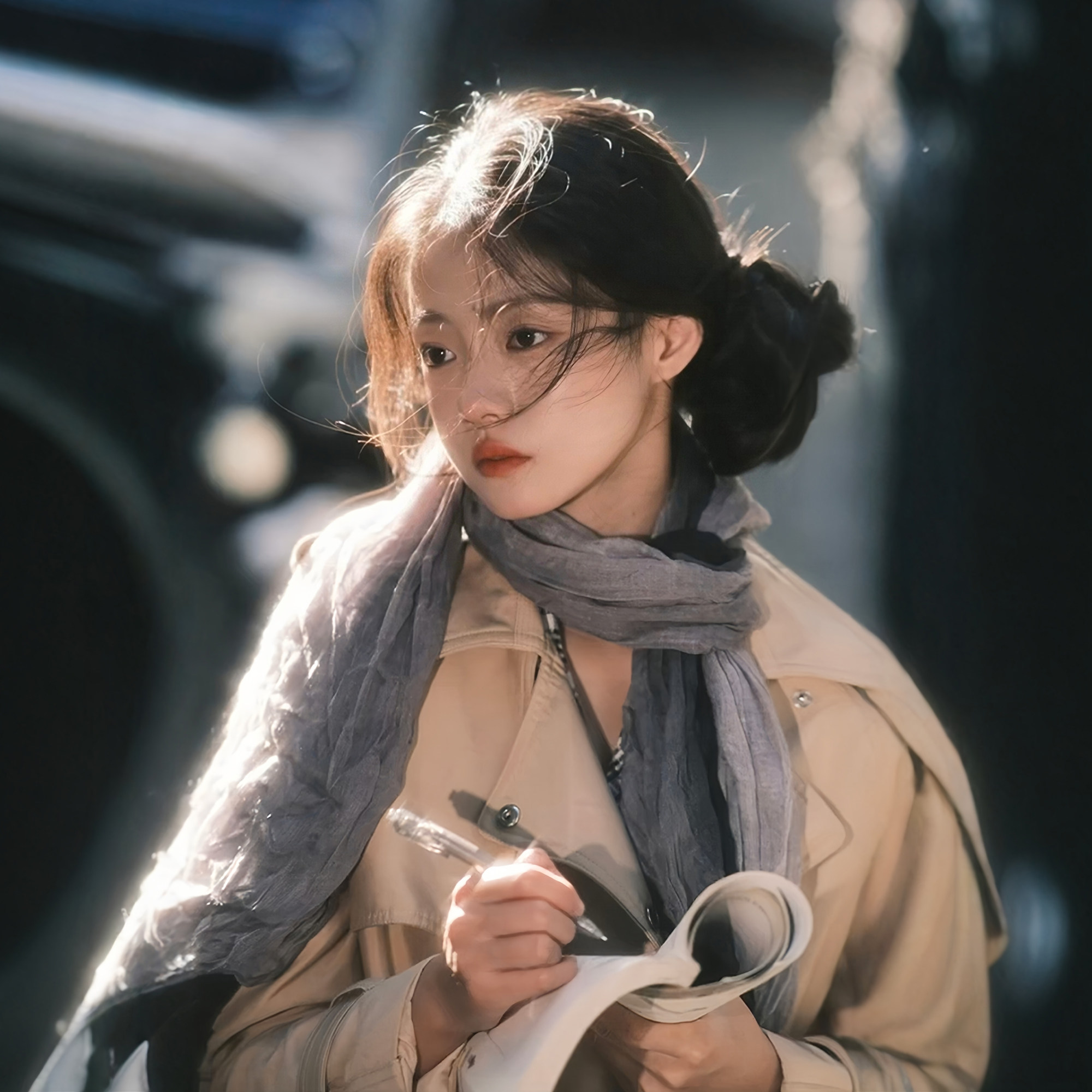 灰色复古文艺棉麻围巾女薄款渐变褶皱古早高级氛围感丝巾系脖夏秋,服饰配件/皮带/帽子/围巾,围巾/丝巾/披肩,淘宝优惠券,粉丝福利购,淘宝优惠卷