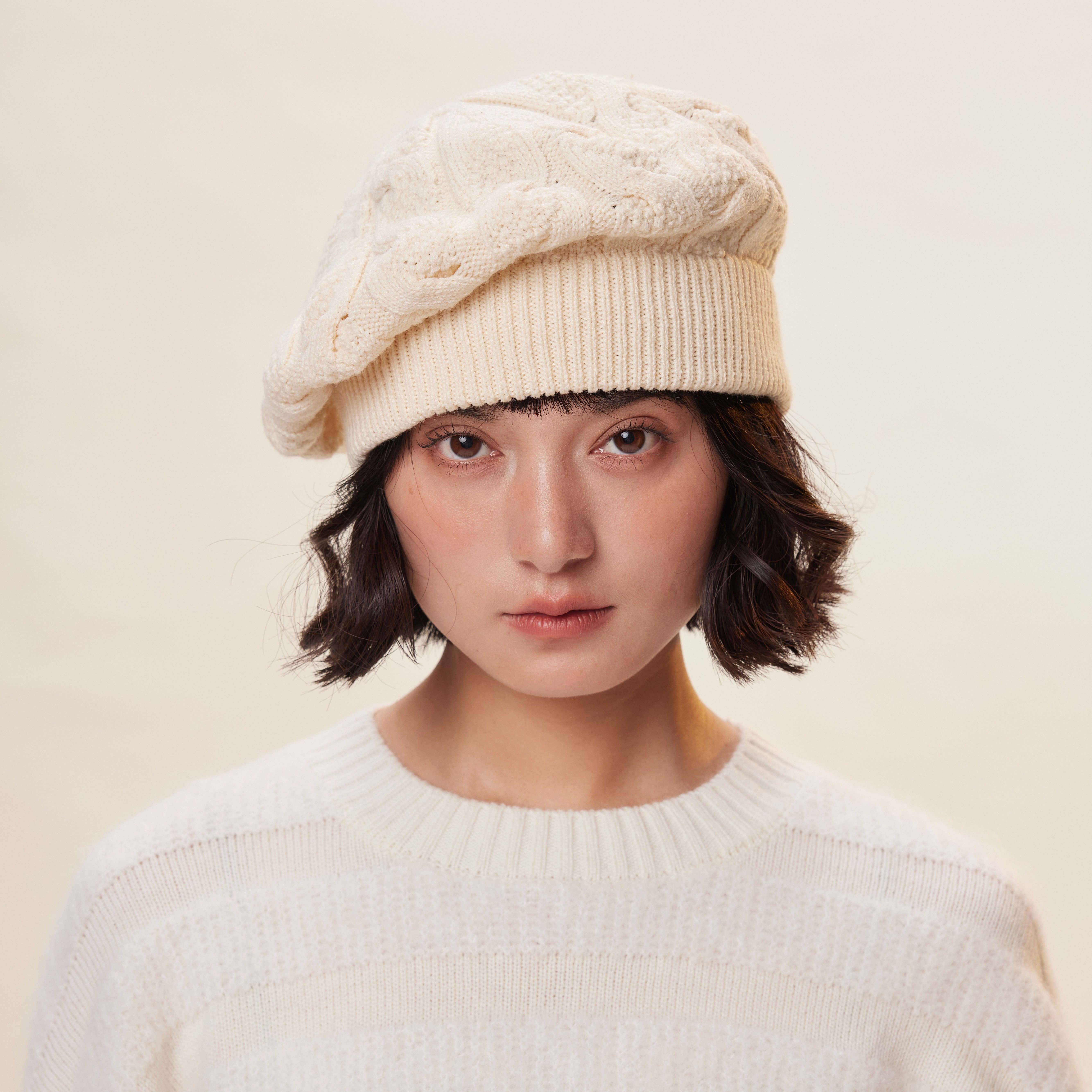 全羊毛红色贝雷帽子女冬2025新款法式复古大小头围毛线针织显脸小,服饰配件/皮带/帽子/围巾,帽子,淘宝优惠券,粉丝福利购,淘宝优惠卷