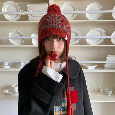 【费尔岛风】加厚保暖百搭雷锋帽