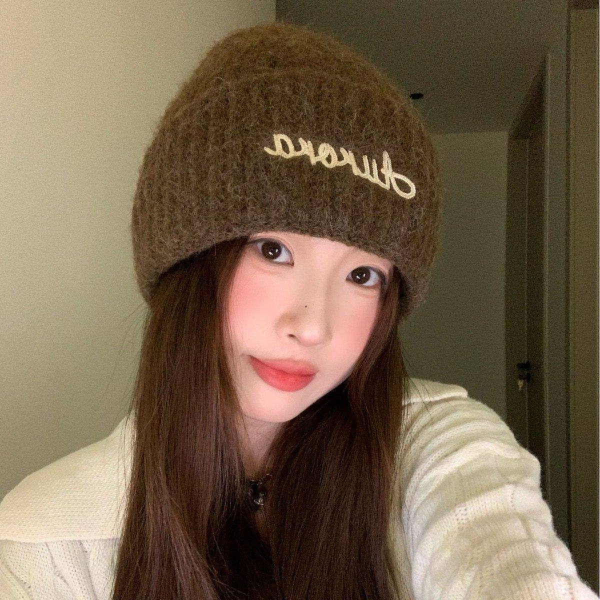 美拉德针织冷帽女2026新款冬时尚洋气显脸小适合方圆脸百搭毛线帽,服饰配件/皮带/帽子/围巾,帽子,淘宝优惠券,粉丝福利购,淘宝优惠卷