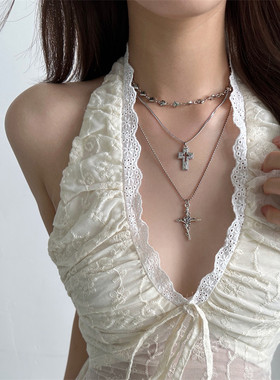 【欧美ins风】爱心十字架吊坠