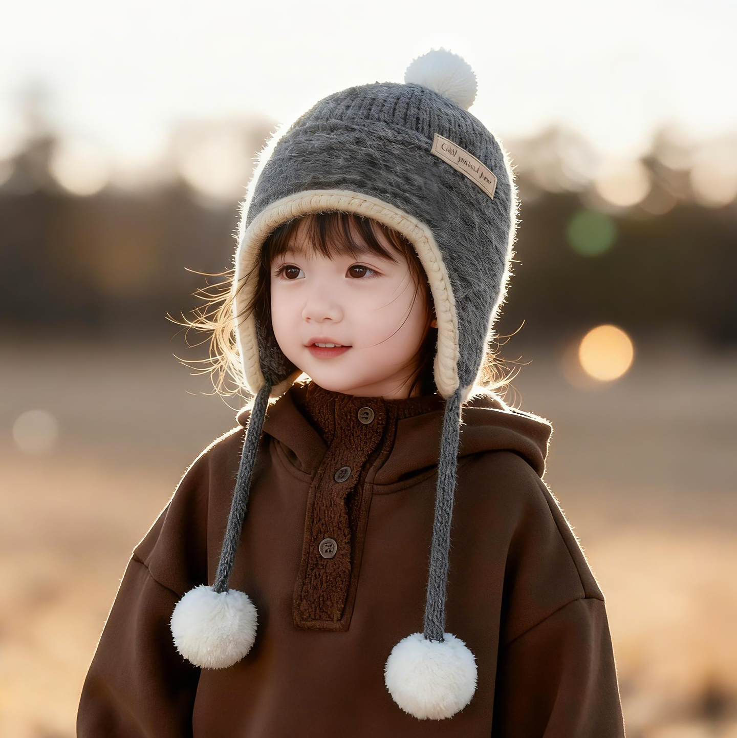 儿童帽子秋冬季保暖加厚针织护耳帽男女宝宝可爱防风毛线韩版帽潮,服饰配件/皮带/帽子/围巾,帽子,淘宝优惠券,粉丝福利购,淘宝优惠卷