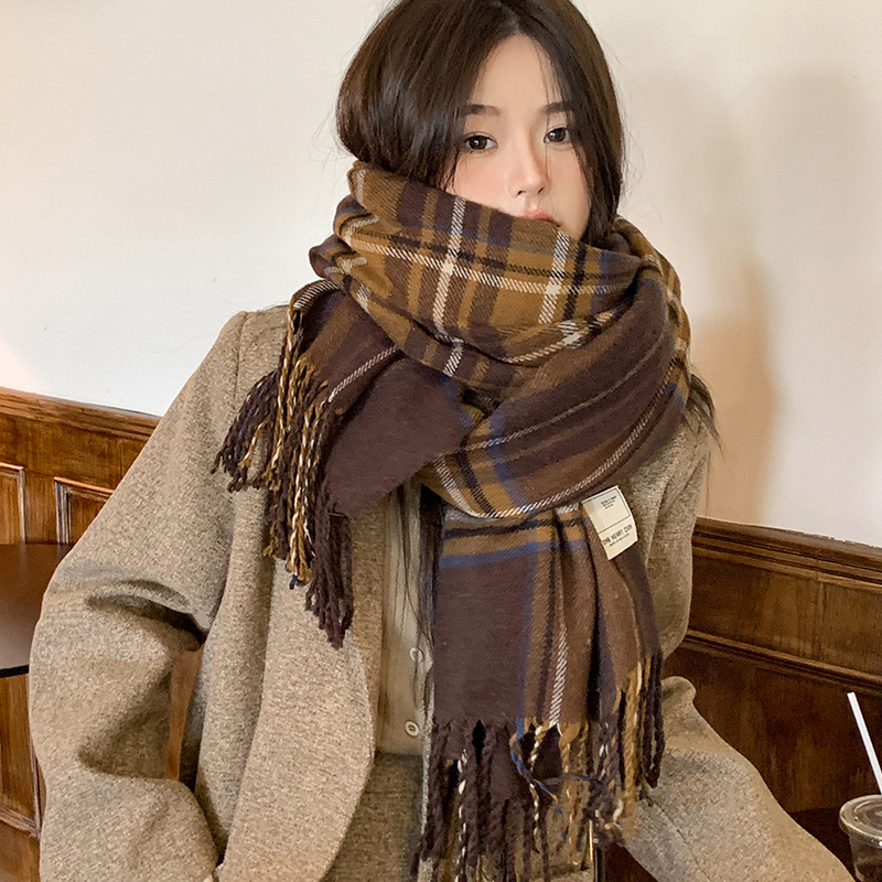 【新款推荐】格子围巾