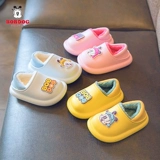 Детские тапочки, детская удерживающая тепло демисезонная нескользящая обувь для мальчиков