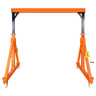 沪工移动龙门吊小型龙门架起重升降电动工地吊机架手推式无轨行吊