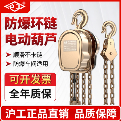沪工防爆环链电动葫芦