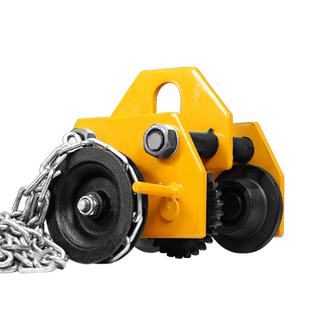 沪工工字钢手动跑车1/2/3/t吨手推滑车起重滑轮手拉/电动葫芦行车