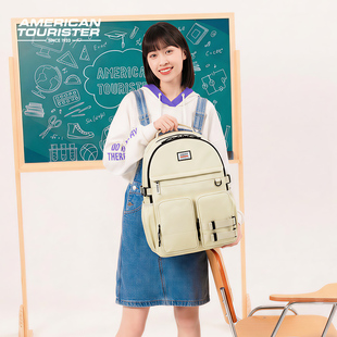 美旅运动旅行背包男大学生书包初中女生轻便大容电脑包双肩包NG8