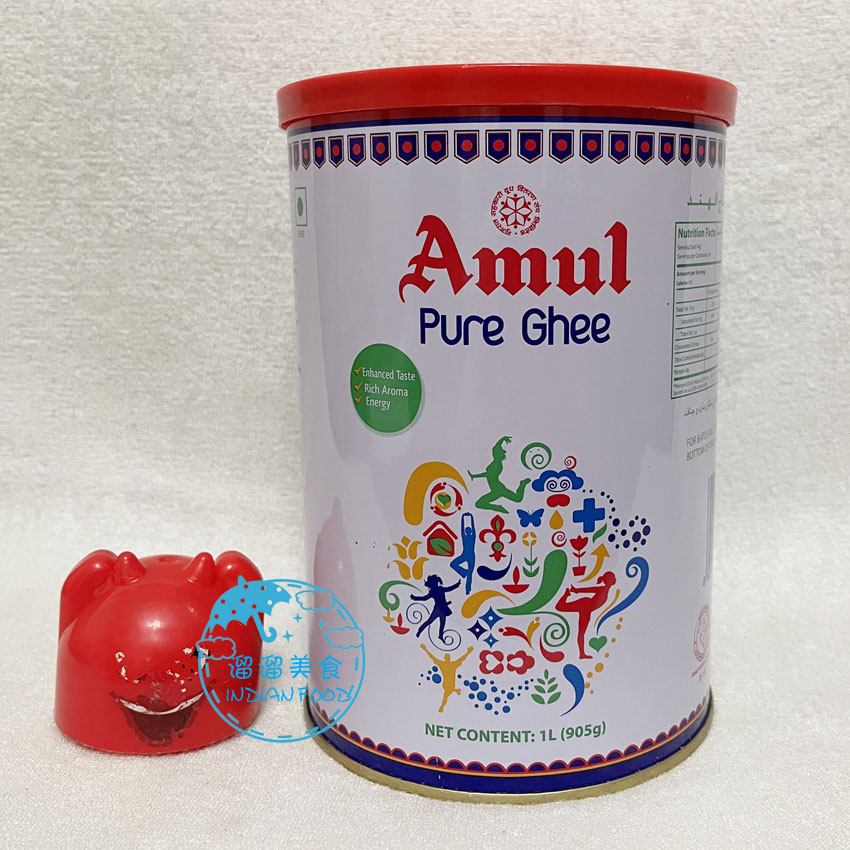 India Food印度食品 AMUL PURE GHEE醇牛油酥油一升