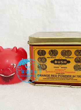 印度食品 食品红色素 BUSH FOOD COLOUR ORANGE RED POWDER 100g