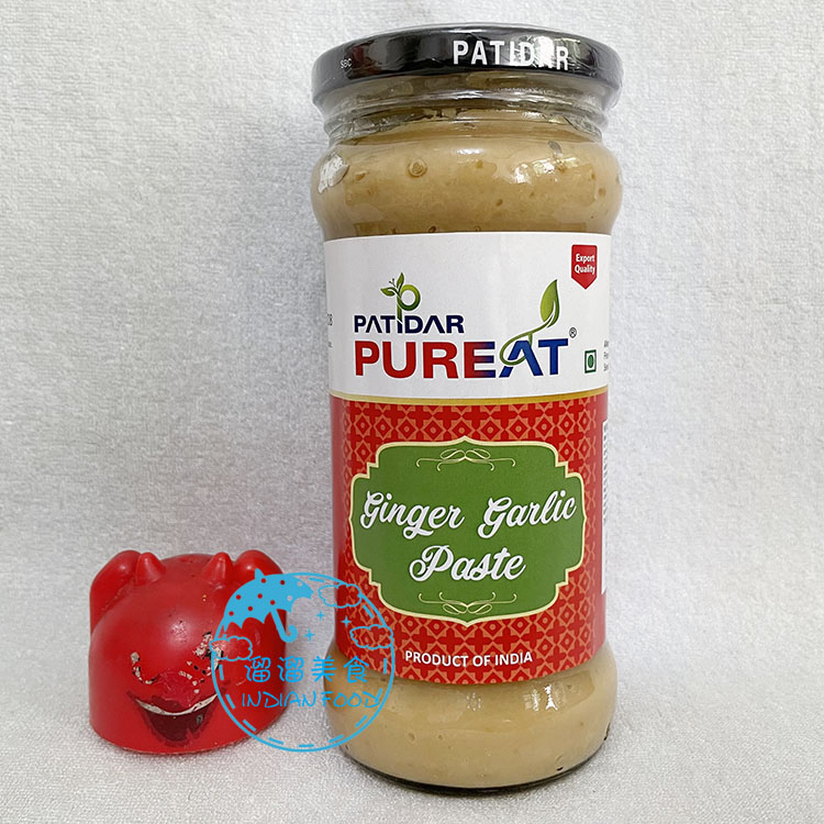 INDIAN 印度食品 PATIDAR GINGER GARLIC PASTE 生姜大蒜酱 380G