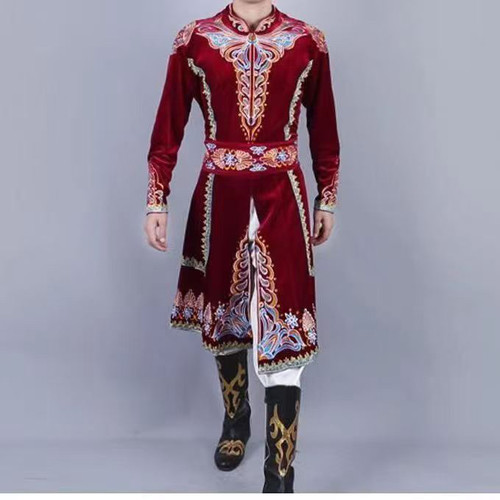 男款演出服装艺考民族风