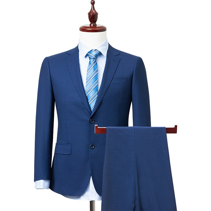 红都羊毛上班中年男士西服套装