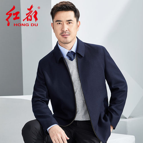 新款夹克红都上班夹克秋冬