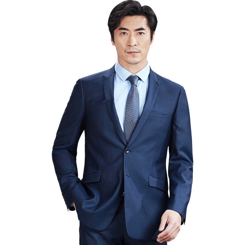 红都男装羊毛男士西服伴郎新郎
