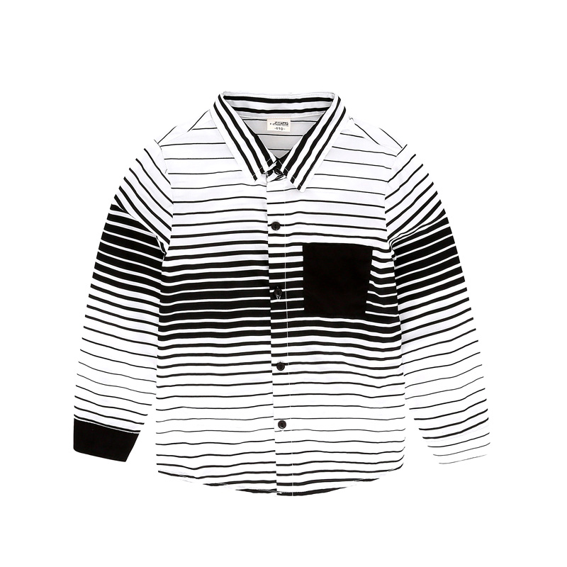 Chemise garcon à manche longue - Ref 2082324 Image 3