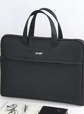 BISI百仕竖款牛津布防水手提公文包大容量会议资料收纳文件袋5602