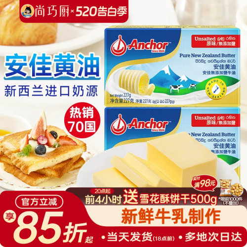 尚巧厨安佳黄油227g动物淡味蛋糕